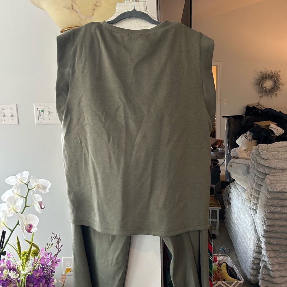 Olive Green Women's Jumpsuit